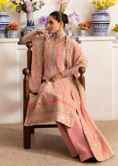 GLCT-06 - Coralyn - Gulaal Reverie Embroidered Chiffon Collection 2025 - Memsaab Online