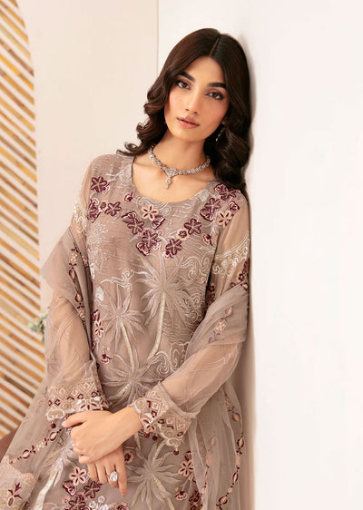 D-1206 - Unstitched - Rangoon by Ramsha Chiffon Collection Vol 12 2024 - Memsaab Online