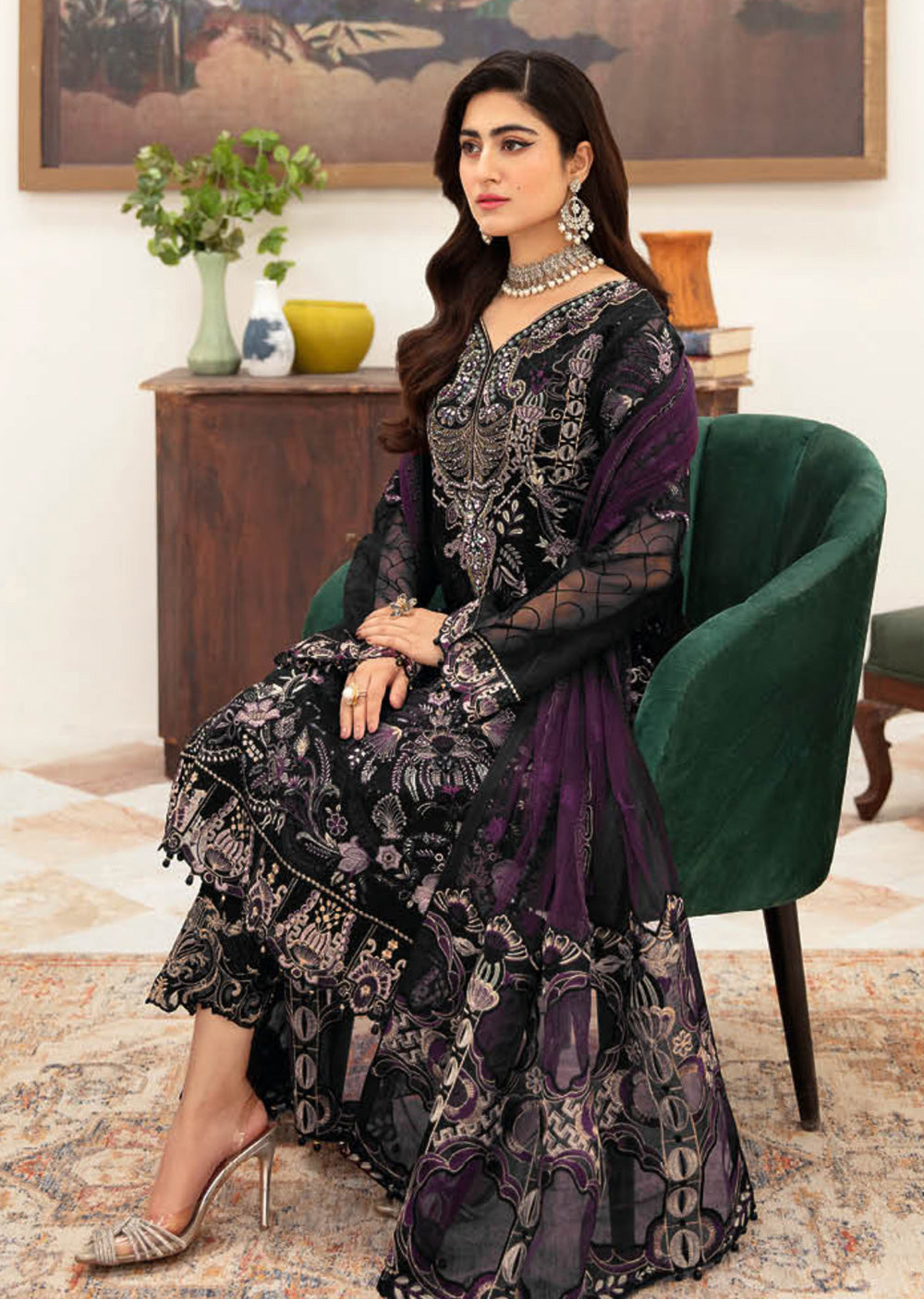 M-1006-R - Readymade - Ramsha Minhal Collection Vol 10 2024 - Memsaab Online