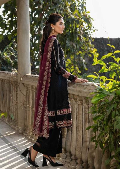 FSH-06 - Twilight Bloom - Unstitched - Bahaar Embroidered Lawn Suit 2024 - Memsaab Online