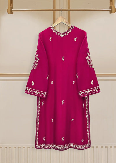 S110187 - Readymade - 3 Piece - Pure Cotton Net Embroidered Suit - Memsaab Online