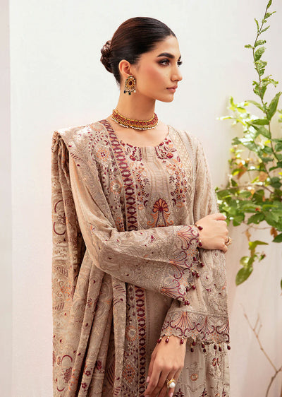 K-206 - Unstitched - Ramsha Kashish Weightless Chiffon Vol 2 2024 - Memsaab Online