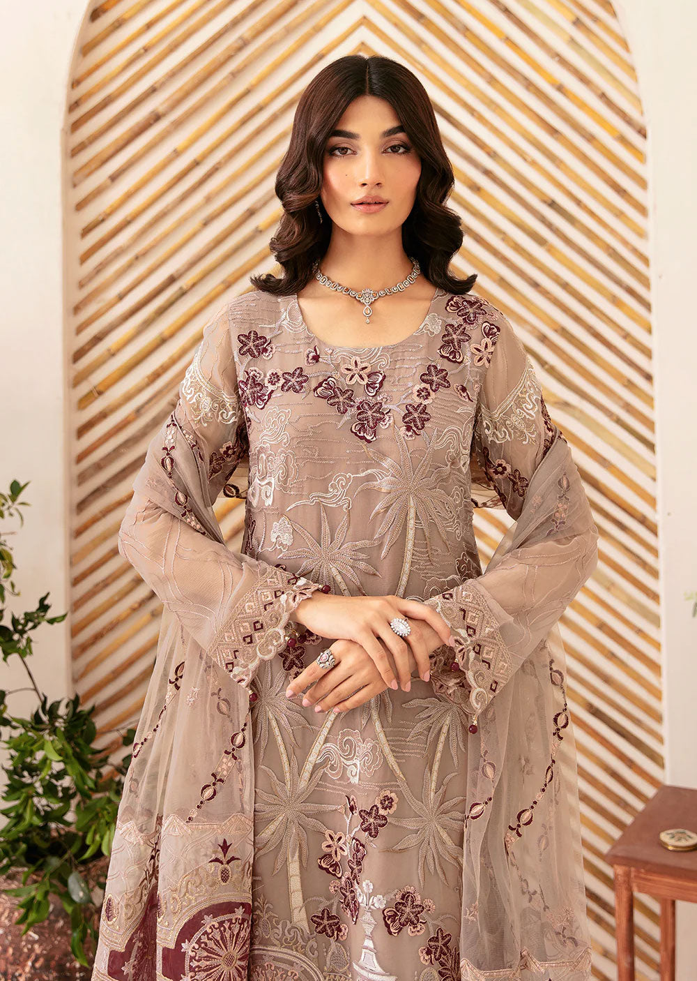 D-1206 - Unstitched - Rangoon by Ramsha Chiffon Collection Vol 12 2024 - Memsaab Online