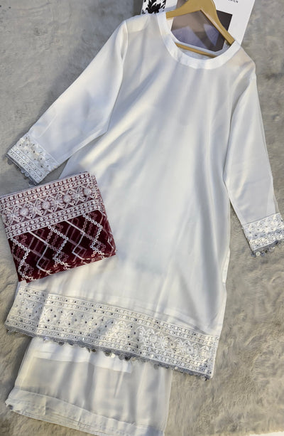 NR8110 Sufusey - Readymade Yellow Shararah Suit - Memsaab Online