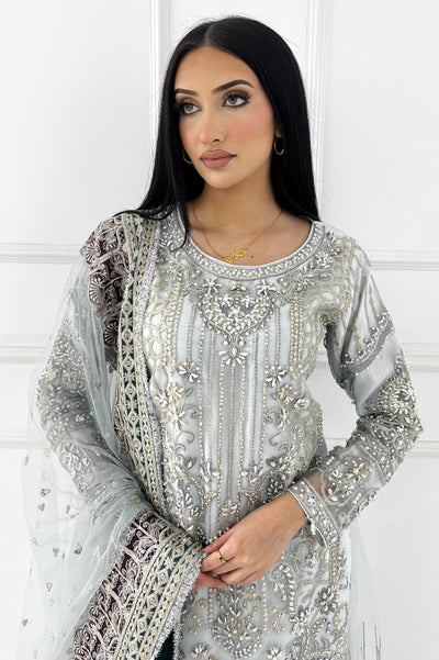 ARWS-12- Ferozi - Readymade - ARW Chiffon Collection 2025 - Memsaab Online