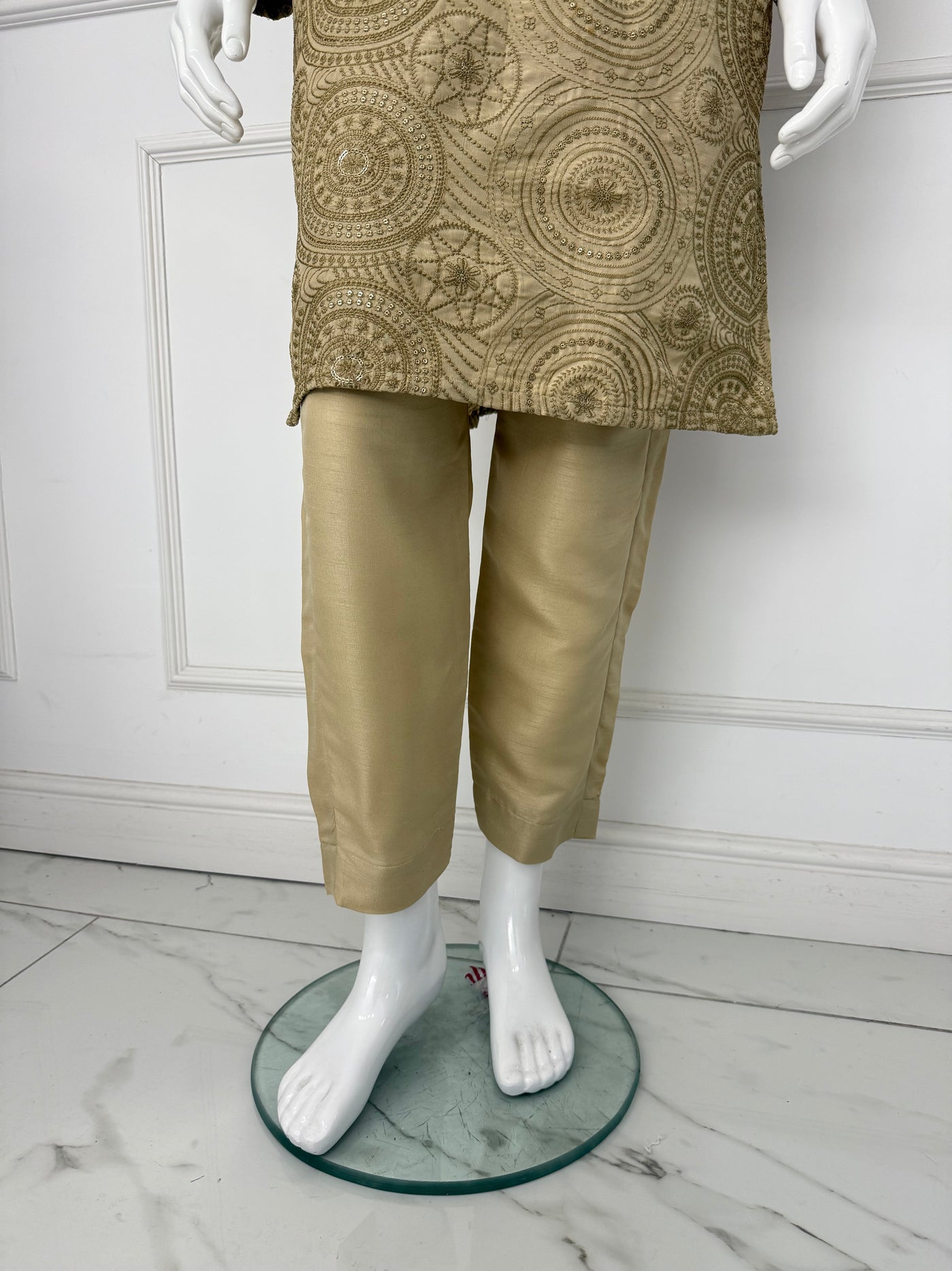 HKF103 Mens Embroidered Kurta Trouser - Memsaab Online