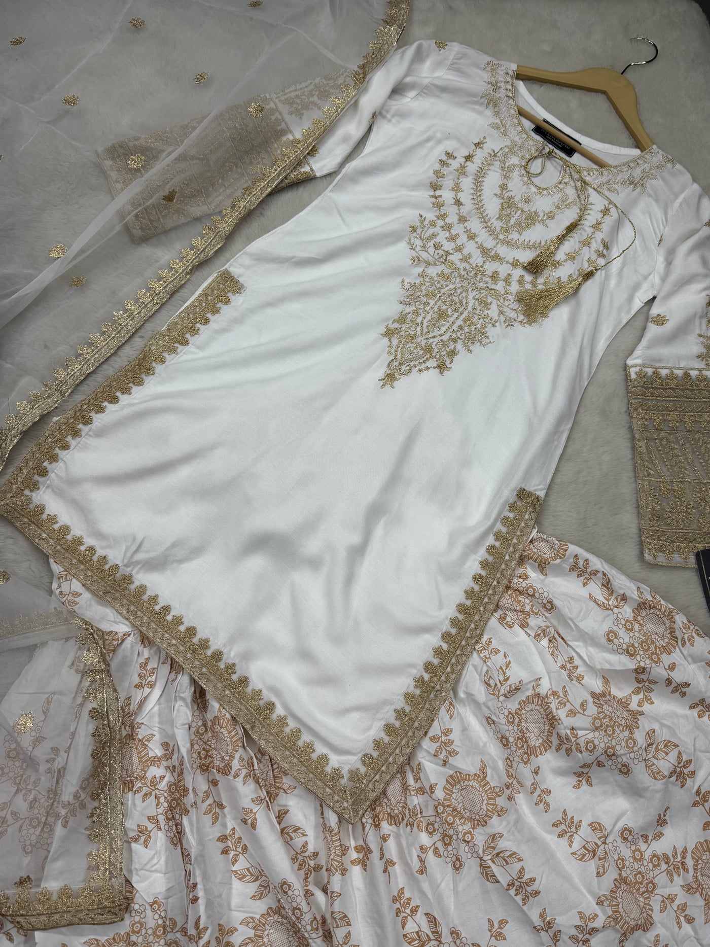 HK310 - Readymade Linen Outfit 2025 - Memsaab Online