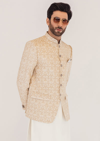 PC-376 - Light Gold - Mens Maysori Prince Coat - Memsaab Online