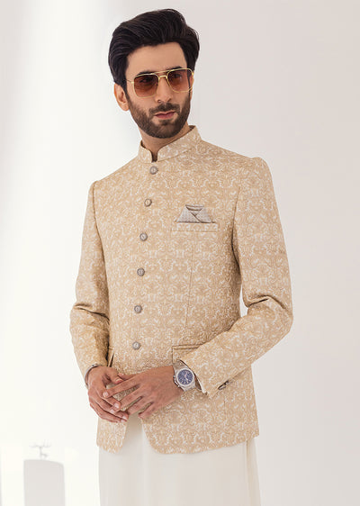 PC-376 - Light Gold - Mens Maysori Prince Coat - Memsaab Online