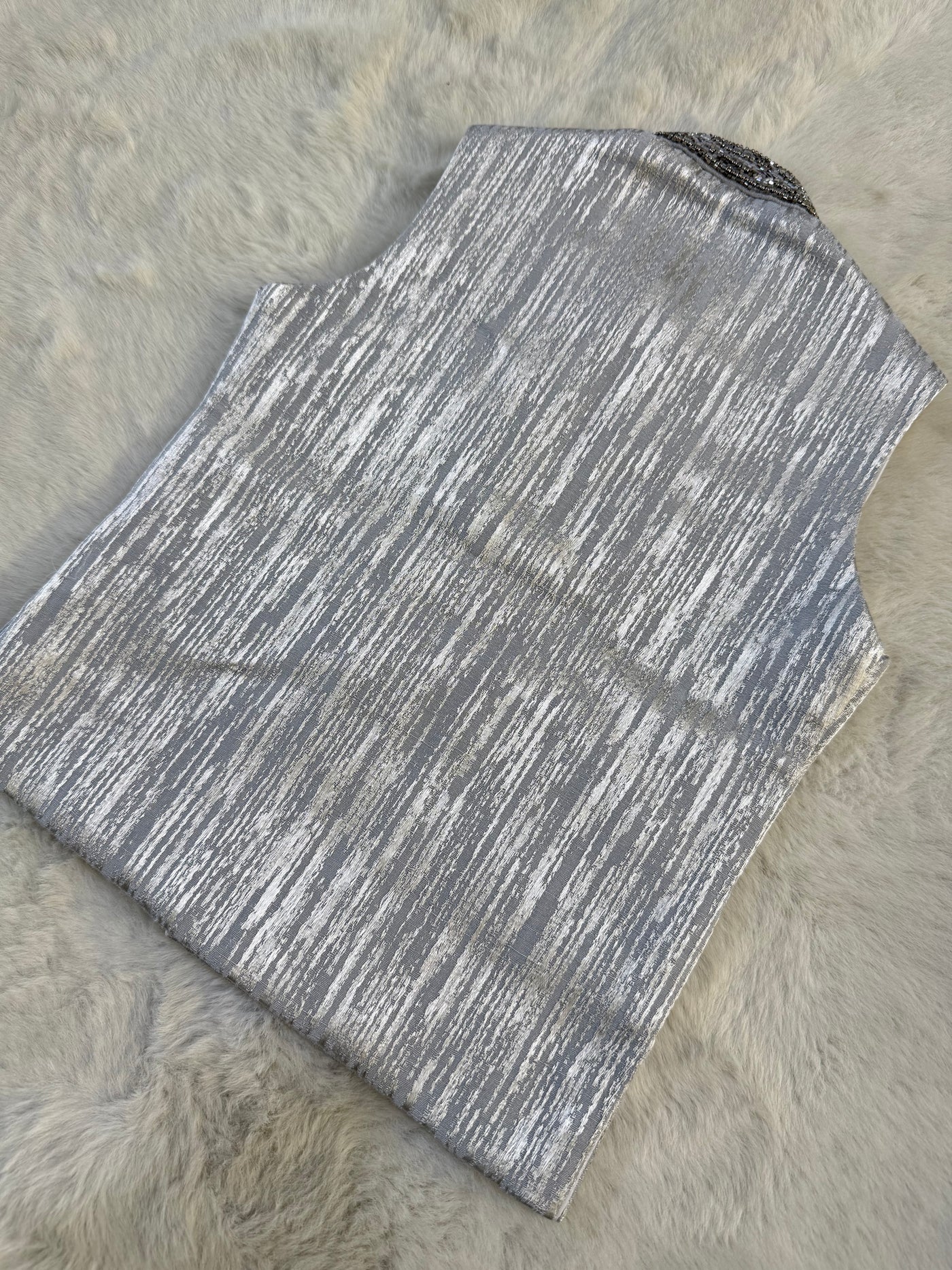 AK210 - Grey - Fancy Waistcoat - Father & Son - Memsaab Online