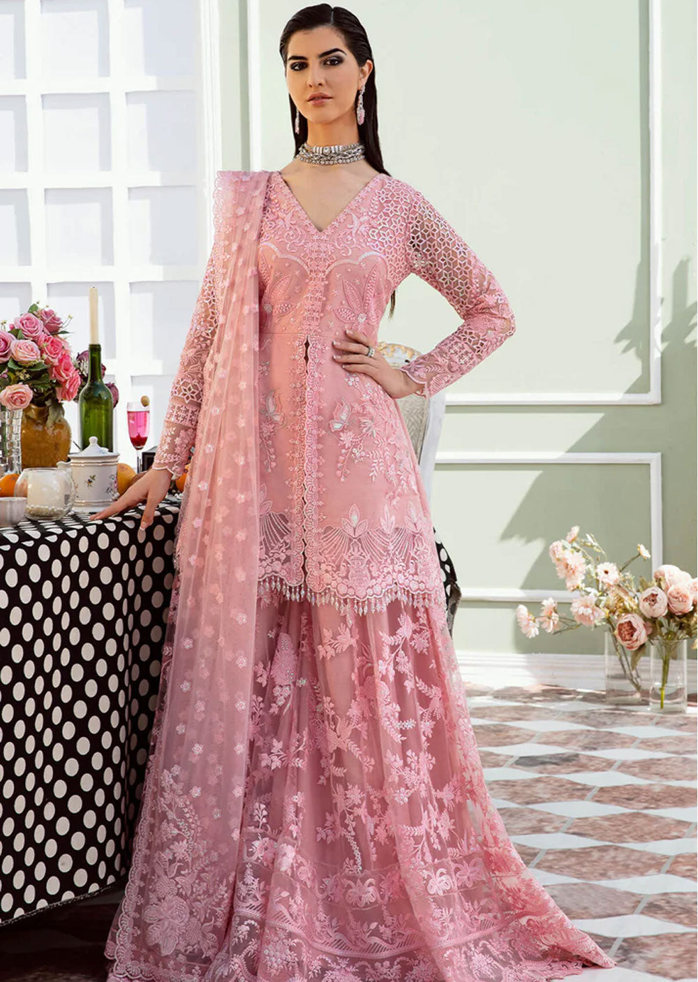 S-1077 - Miquelle - Readymade - Maia Spring/Summer by Imrozia Premium Collection 2023 - Memsaab Online