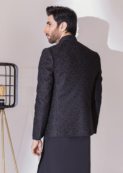 PC-377 - Black - Mens Maysori Prince Coat - Memsaab Online