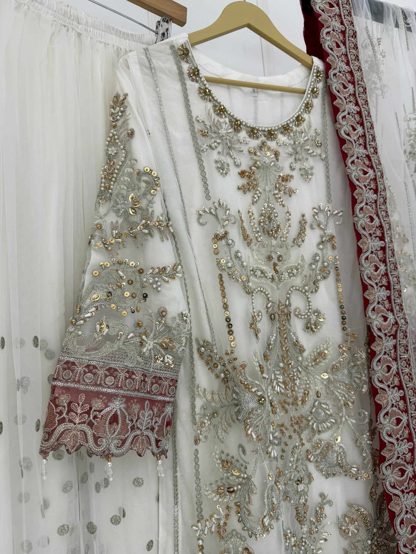 MARWS-10- White - Readymade - Memsaab Wedding Outfit