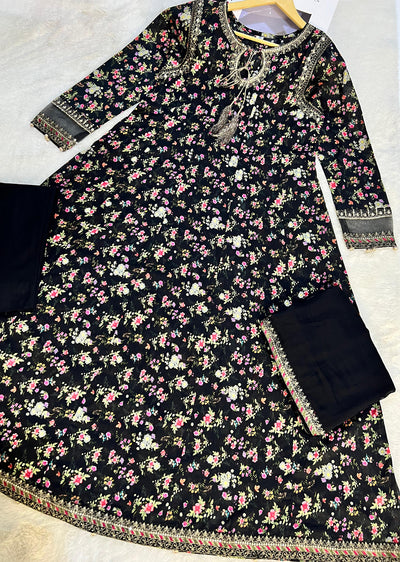 MDM-78 - Readymade - printed lawn dress - Memsaab Online