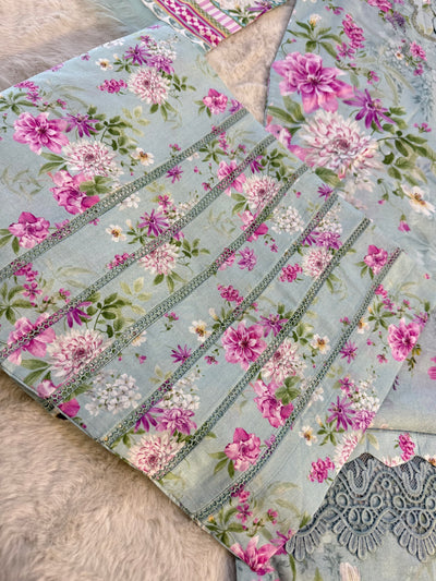 ELFECD-03-B-Floral Charm - Readymade - Elaf Prints Collection 2025 - Memsaab Online