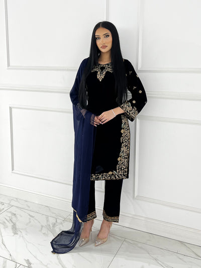BPH-205 - Readymade Velvet Suit - Memsaab Online