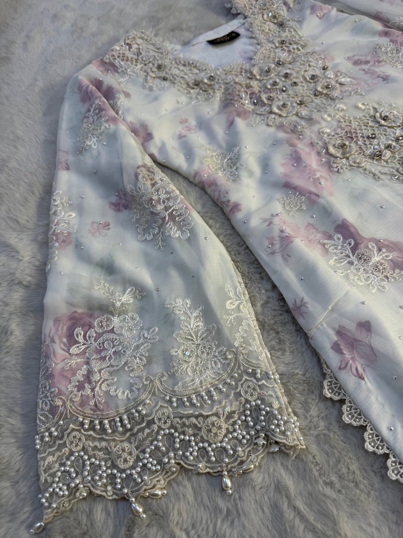 AL-4355 Readymade Chiffon Allys Formal suit 2025 - Memsaab Online