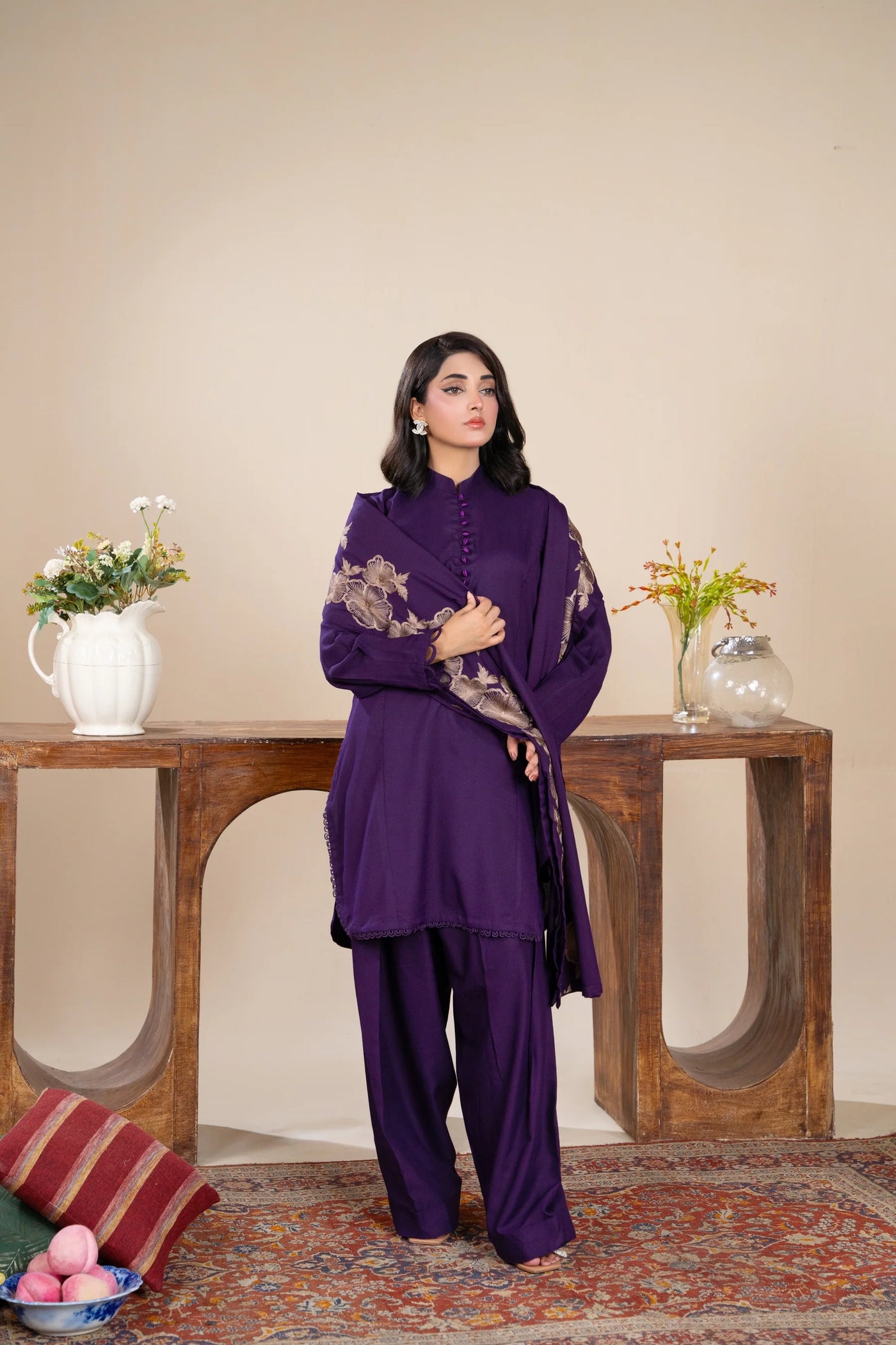 Zahra-04-Readymade- Rania.H Dhanak Collection 2025 - Memsaab Online