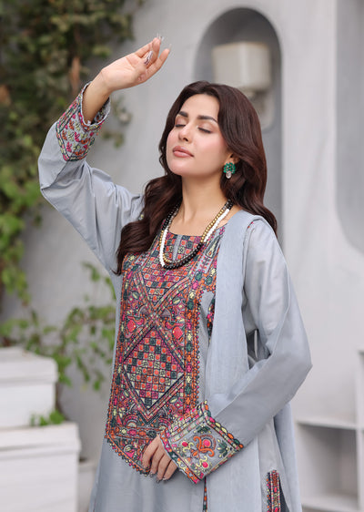 HK323 - Readymade Lilen Outfit 2025 - Memsaab Online