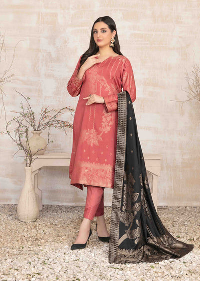 D-3879-R - Readymade - Umnia Staple Broochia Banarsi Suit 2024 - Memsaab Online