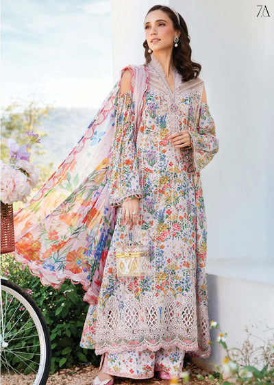 MPLS-07-A - Maria B Mprints Spring Summer Printed Lawn Suit 2025 - Memsaab Online