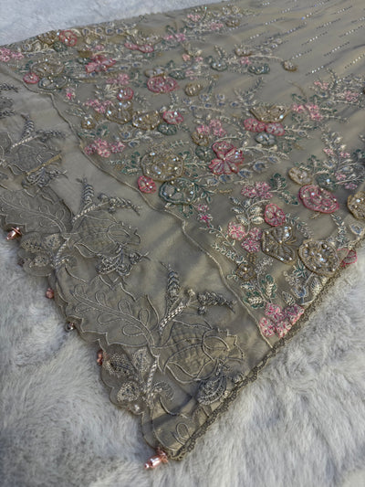 AL-4356 Readymade Chiffon Allys Formal suit 2025 - Memsaab Online