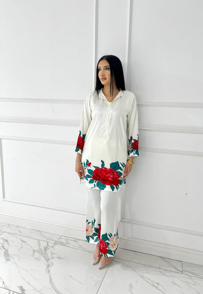 RBY-114-Readymade - Silk Suit 2025 - Memsaab Online