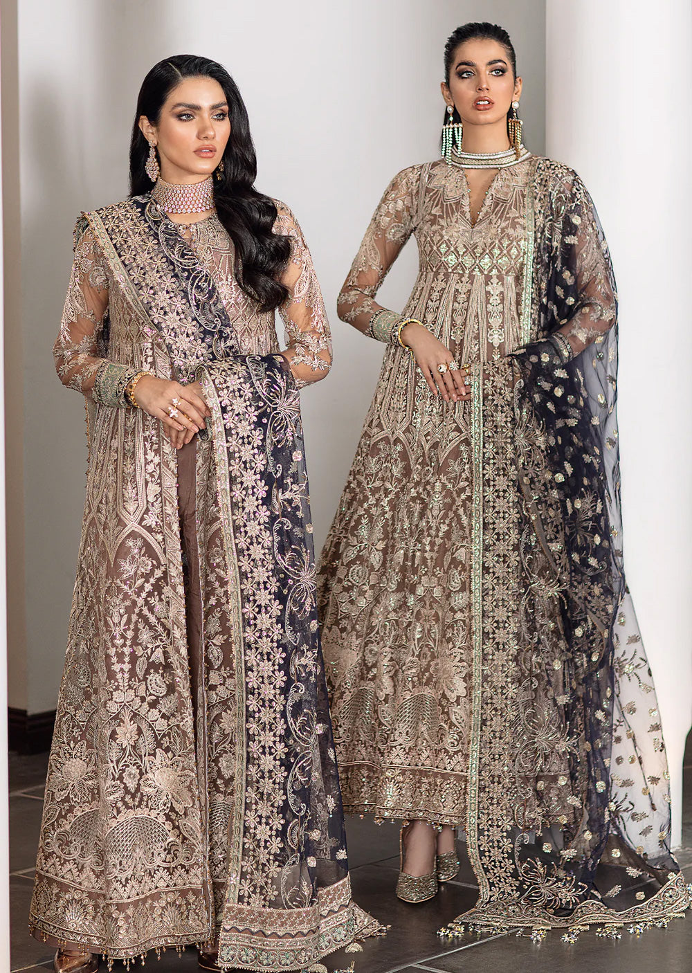 EC-07-R - Readymade - Baroque Chantelle Suit 2024 - Memsaab Online