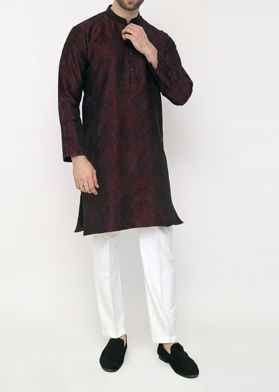 KRT-07 - Readymade - Mens Kurta Trouser Set - Memsaab Online