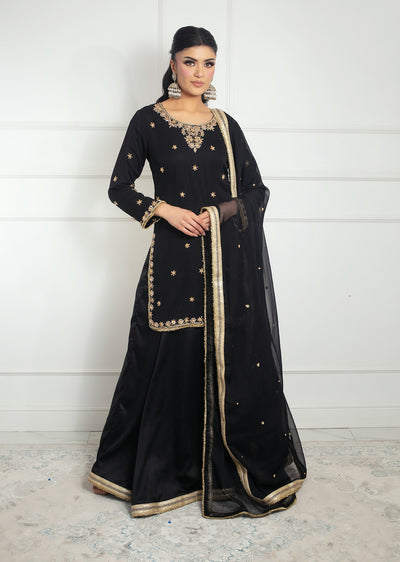 SRB1316 - Hamsha - black- Sehrish.B Designer - Memsaab Online