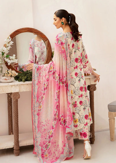 N-707 - Unstitched - Rangrez by Ramsha Luxury Lawn Vol 07 - Memsaab Online