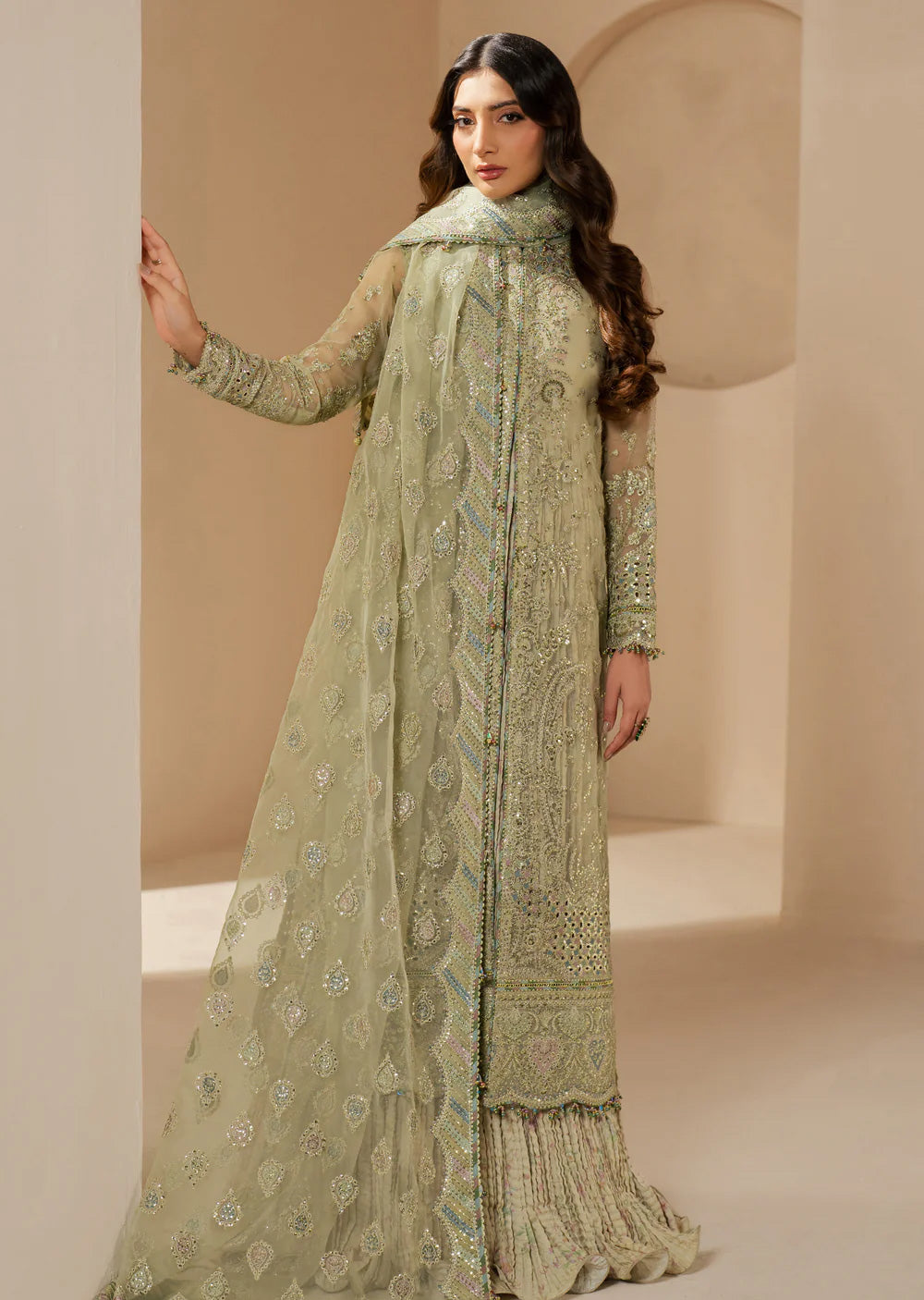 JZTS-07 - Unstitched - Wedding Formals Collection by Jazmin 2025 - Memsaab Online