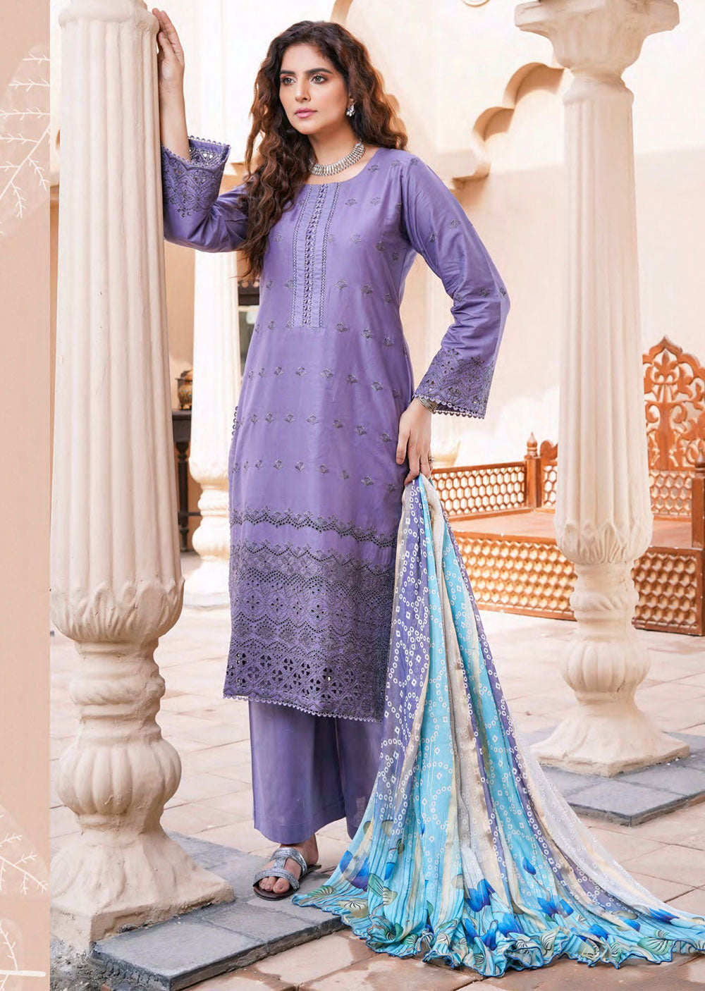 MNAR-07 - Readymade - Munira Lawn Collection 2024 - Memsaab Online