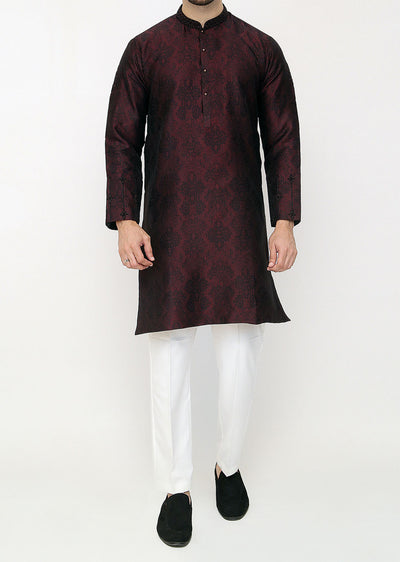 KRT-07 - Readymade - Mens Kurta Trouser Set - Memsaab Online