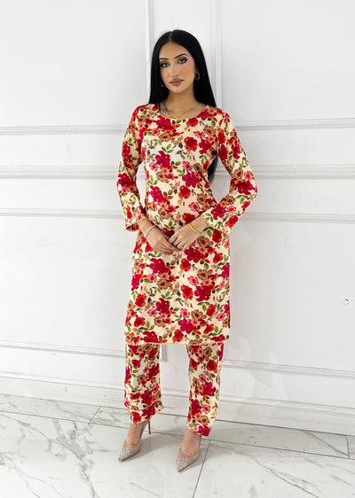 BUT-134- Readymade linen Printed suit 2025 - Memsaab Online