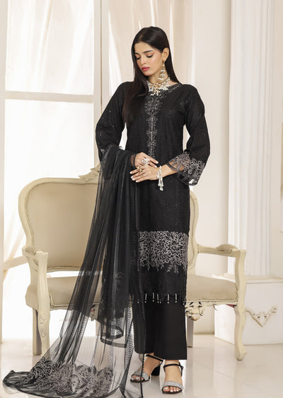ATR-1601- Readymade Sehrish B Lux Cotton - Memsaab Online