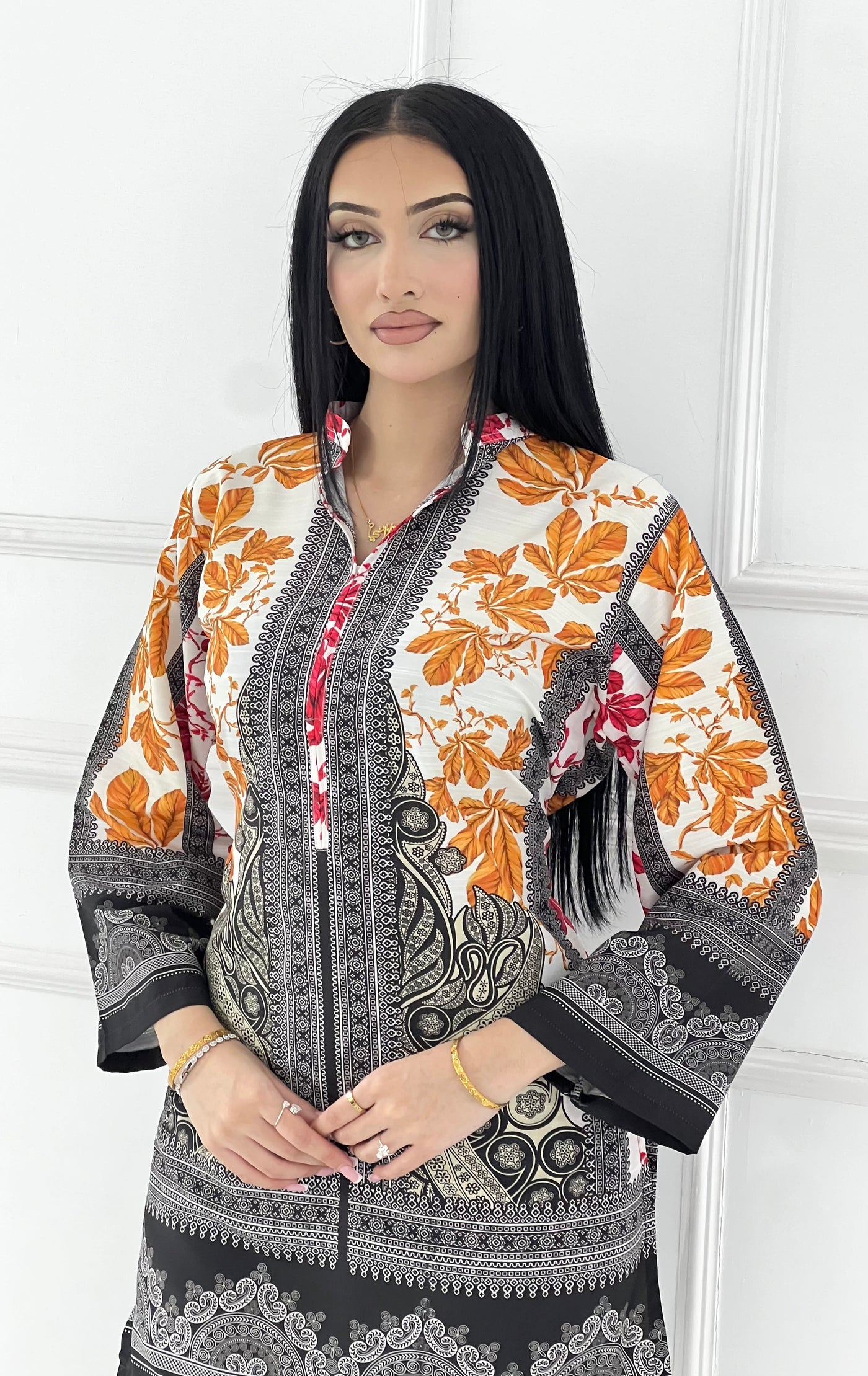 RBY-129-Readymade - Khaddar Silk Suit 2025 - Memsaab Online