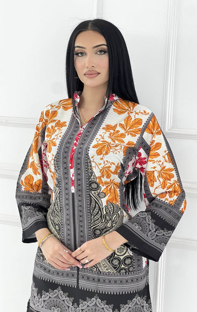 RBY-129-Readymade - Khaddar Silk Suit 2025 - Memsaab Online