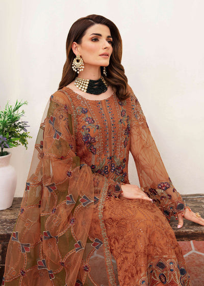 F-2407-R - Readymade - Ramsha Chiffon Collection Vol 24 2024 - Memsaab Online