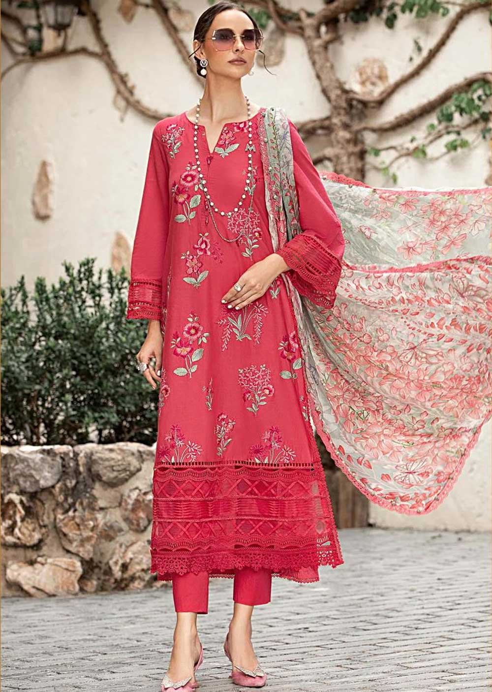 MSBL-07 Unstitched Maria.B Inspired Linen - Memsaab Online