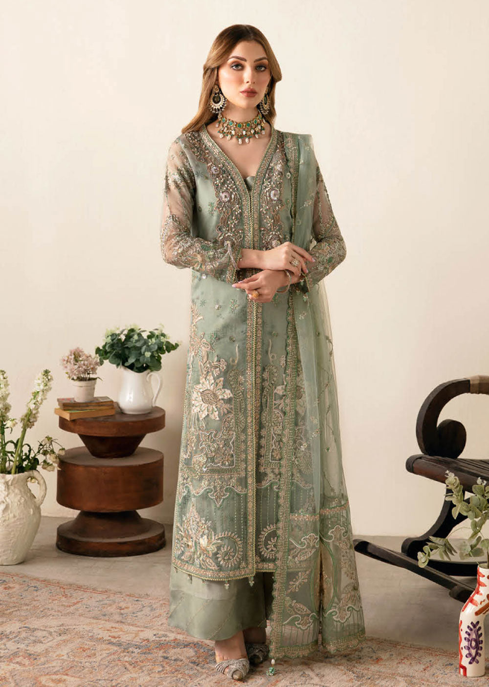 D-106 - Unstitched - Ramsha Festive Collection Vol 01 2024 - Memsaab Online