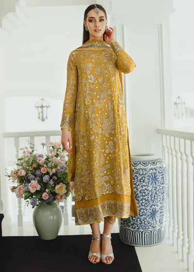 SW2307 - Readymade - Freesia by Ariya Chiffon De Luxe 2024 - Memsaab Online