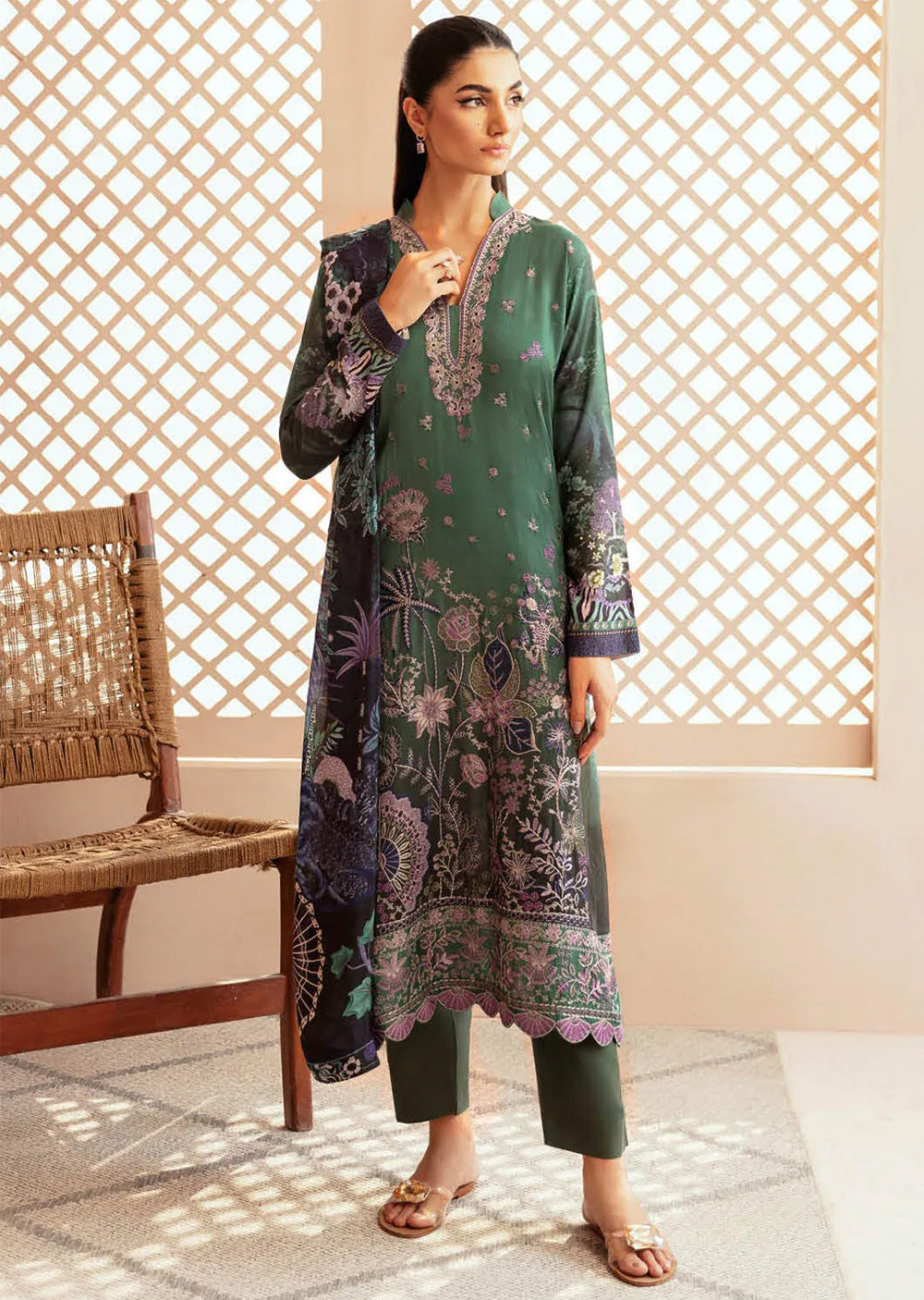 J-307 - Unstitched - Riwaj by Ramsha Volume 3 2024 - Memsaab Online