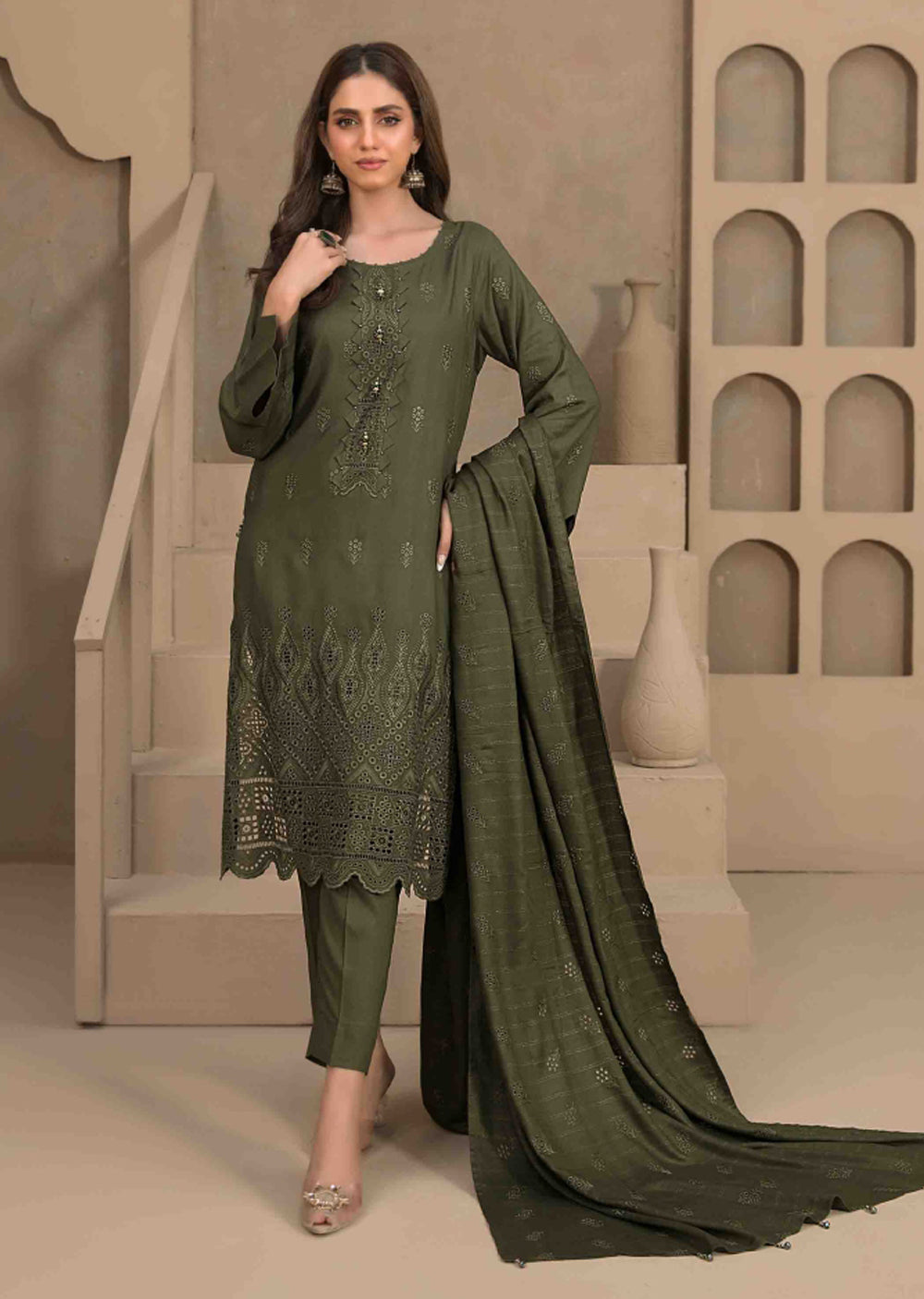 D-9807-R - Readymade - Tabeer By Tawakkal Collection 2024 - Memsaab Online