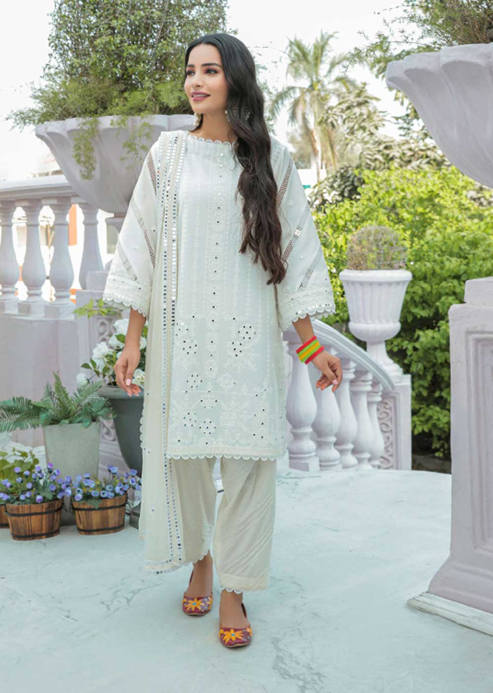 ZT-07 - Unstitched - Tishnagi Collection by Zarizaa 2023 - Memsaab Online