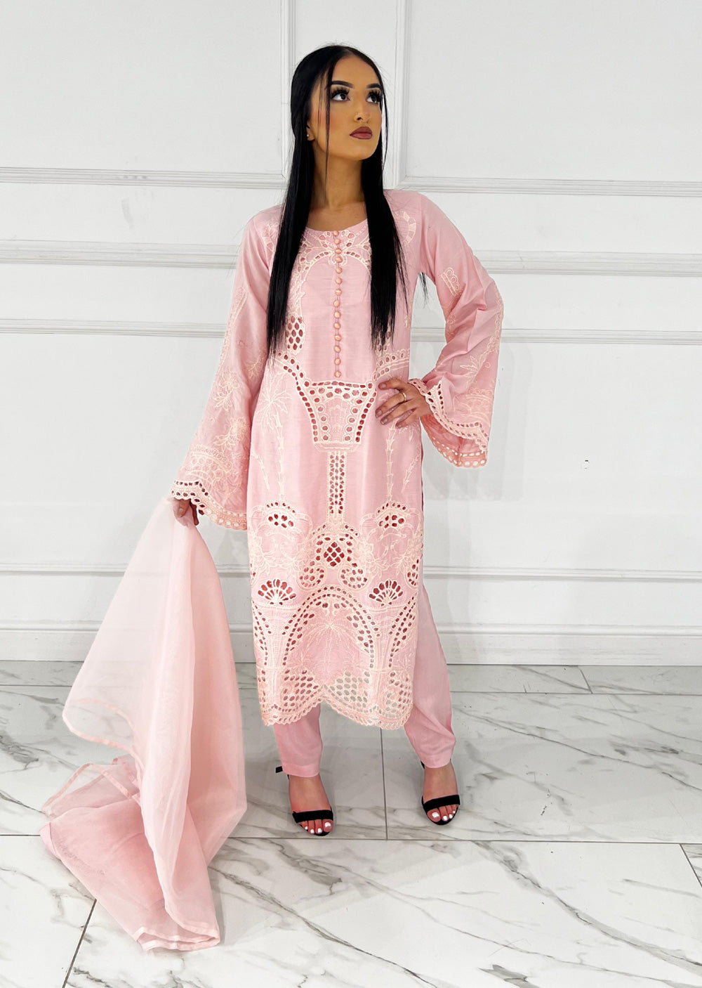 HK294 - Pink - Readymade HK Outfit - Memsaab Online