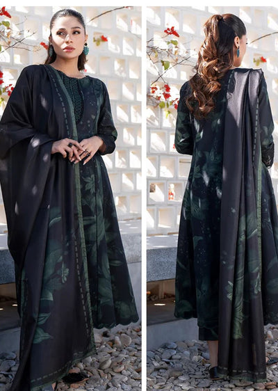 NU-07 - Baroque Inspired Linen Suit - Memsaab Online