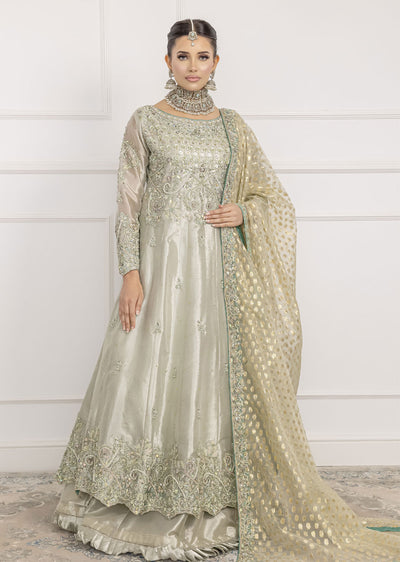 SRB1207 - Qudsia - Mint Sehrish.B Designer - Memsaab Online