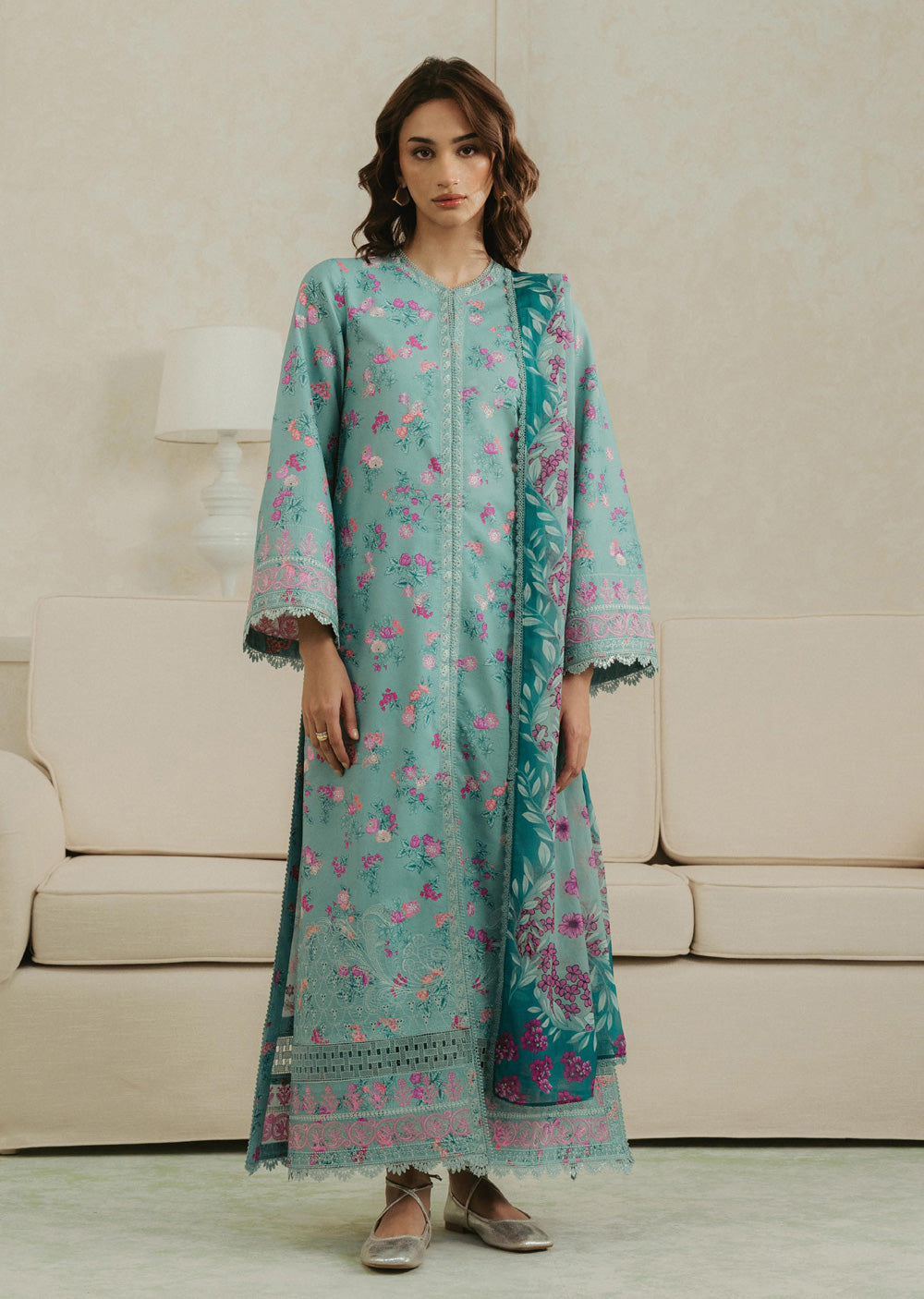 AMRE-07 - Unstitched - Amore Ayzel Collection 2025 - Memsaab Online