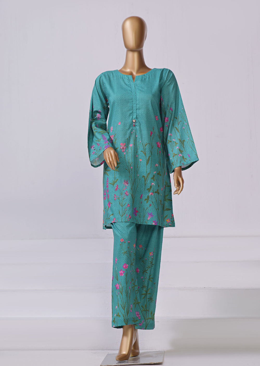 SBR-07 - Readymade - Sadabahar Mid Summer Co ord Suit 2024 - Memsaab Online